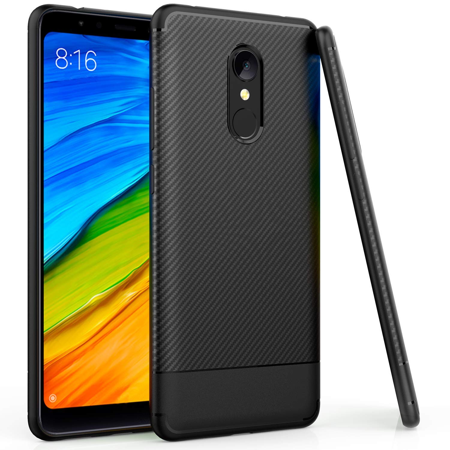 REY Pack 3 Cover In Gel TPU Trasparente Per Xiaomi Mi 5S Plus - Custodia Morbida Ultra Sottile 0,33mm, Antigraffio